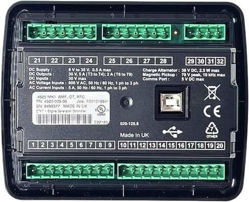 DSE4520 MKII AMF Diesel Generator Controller Panel Auto Mains Failure Control Module Copy 4520 for Parts in Kuwait