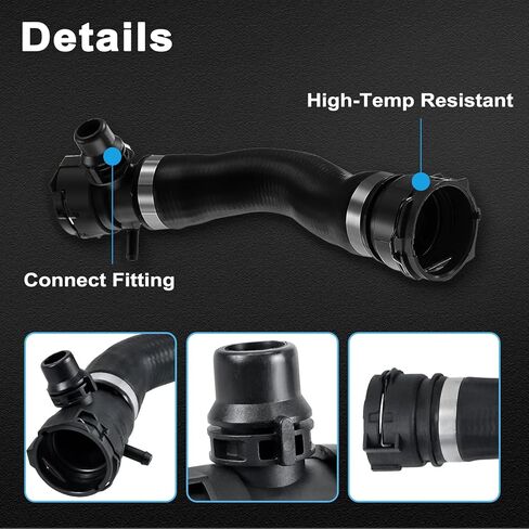 Upper Radiator Coolant Hose 17127619684 Fit For BMW F10 520i 528i 528i xDrive 2012 2013 2014 2015 2016 Manguera Del Radiador CHR0625 67297 24749 V201027 in Saudi Arabia