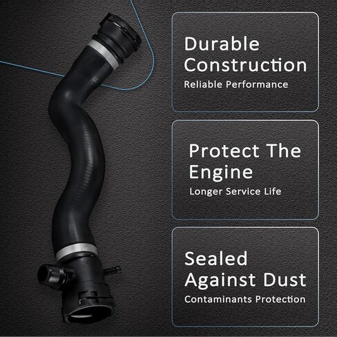 Upper Radiator Coolant Hose 17127619684 Fit For BMW F10 520i 528i 528i xDrive 2012 2013 2014 2015 2016 Manguera Del Radiador CHR0625 67297 24749 V201027 in Saudi Arabia