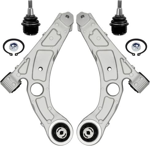 AUQDD 4Pc Suspension Kit Front Lower Control Arm and Ball Joint Fit For 2019 2020 2021 2022 2023 Je-ep Cherokee (OE# K643774 K643775 K500287 526-533 526-534 68285991AE 68285992AE 68224650AA) in Kuwait