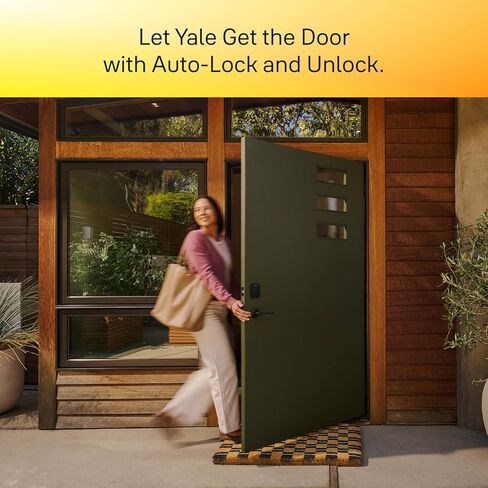 شاشة Yale Assure Lock 2 التي تعمل باللمس بدون مفتاح مع شبكة Wi-Fi ورافعة Valdosta باللون الأسود in Kuwait