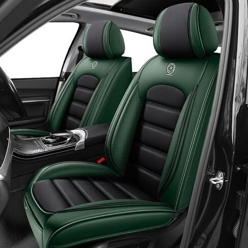 Car Seat Covers for Carnival,for KIA Carnival 2022-2026,Leather Waterproof Seat Covers,Compatible Airbag,Full Set Breathable Car Seat Protectors for Most Cars(Black&Coffee) in Saudi Arabia