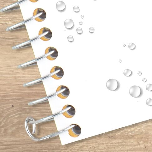 Five Star Spiral Notebook, 2 Subject, College Ruled Paper, 6" x 9-1/2", 80 Sheets, Fights Ink Bleed, Water Resistant Cover, White (840029E) in Kuwait
