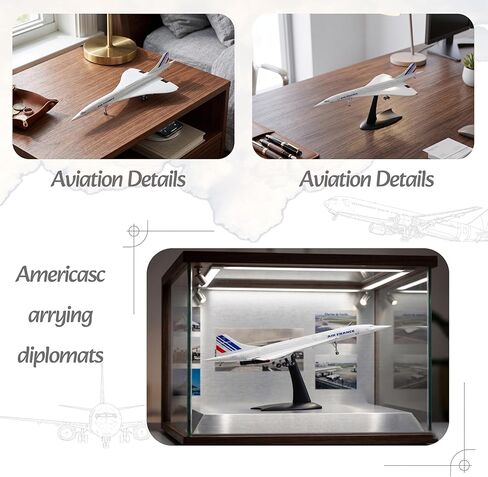1/200 Concorde Airplane Model Air France Diecast Metal Aircraft Models for Display Collections or Gift in Kuwait
