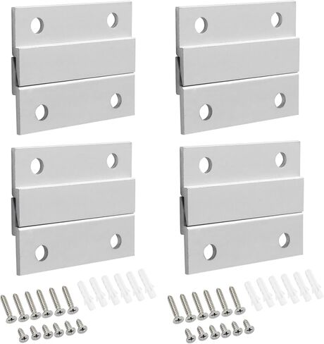 Bivethoi Z Hanger French Cleat Hanger 6 Inch Z Bar Hanger Supports- Mirror, Picture, Whiteboard, Headboard, Artwork Frames Wall Mounting Brackets, 2 Pairs in Saudi Arabia
