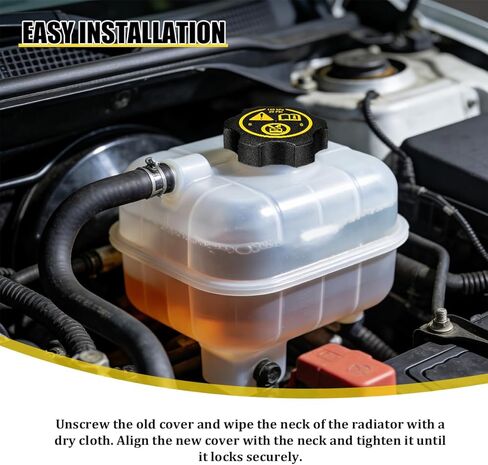 Car Coolant Reservoir Cap, Vehicle Coolant Reservoir Tank Cover Replaces OEM#13502353 13598760 1305248, Compatible with HHR Spark Volt Cobalt CT4 Allure Trailblazer Yukon in Saudi Arabia