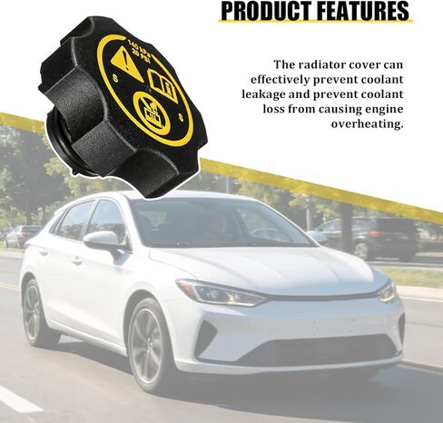 Car Coolant Reservoir Cap, Vehicle Coolant Reservoir Tank Cover Replaces OEM#13502353 13598760 1305248, Compatible with HHR Spark Volt Cobalt CT4 Allure Trailblazer Yukon in Saudi Arabia