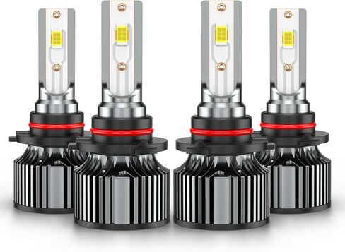 Compatible for GMC Sierra 1500 2500 3500 High Low Beams Bulbs 1999 2000 2001 2002 2003 2004 2005 2006, 6500K White Powersports Lights, Plug and Play, for Off-Road Use, Pack of 4 in Saudi Arabia