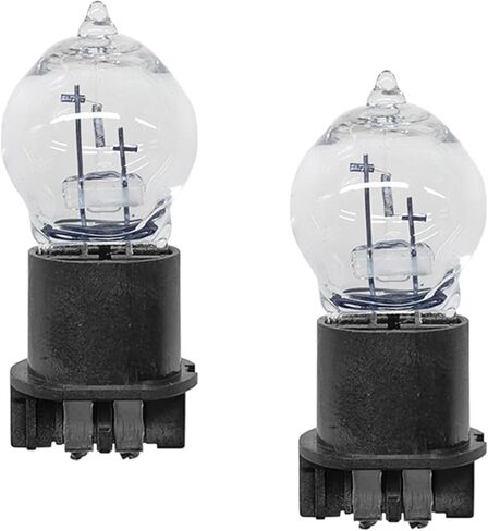ZIMISI 2PCS Car Halogen Fog Light Bulb, PSX24W Clear Light Source Quartz Glass Daytime Running Lights, 12V 24W 3200-3500K Steering Brake Lights, Auto Lighting Modification Accessory (PSX24W) in Kuwait