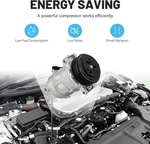 ILONPA New AC Air Conditioning Compressor with Clutch for Infiniti Q50 2016-2021 3.0L, for Q50 2014-2015 3.7L, for Infiniti Q60 2017-2020 3.0L 97588, 98588 in Kuwait