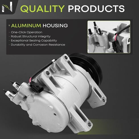 AC Compressor with Clutch for Nissan Rogue 2008-2013 & Rogue Select 2014-2015 2.5L 4-Cylinder in Saudi Arabia