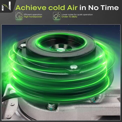 AC Compressor with Clutch for Nissan Rogue 2008-2013 & Rogue Select 2014-2015 2.5L 4-Cylinder in Saudi Arabia