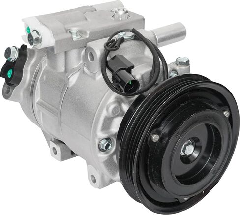 A/C Compressor with Clutch Assembly for 2007-2009 Kia Spectra / Spectra5 2.0L L4 | AC Air Conditioning Compressor Direct Replacement OEM CO10984C in Saudi Arabia