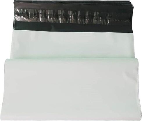 White Poly Mailers Mixed Size Shipping Envelopes Bags 21 Pcs (7 Each: 10x13,12.5x16,15x19") in Saudi Arabia
