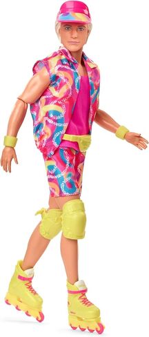 Barbie Ken® Doll from the Barbie Movie Collectible Doll wearing a retro skating outfit and roller skates, JBJ51 in Kuwait