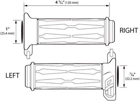 Koso Heated Grip Apollo - 1" + 7/8" 205332 in Saudi Arabia