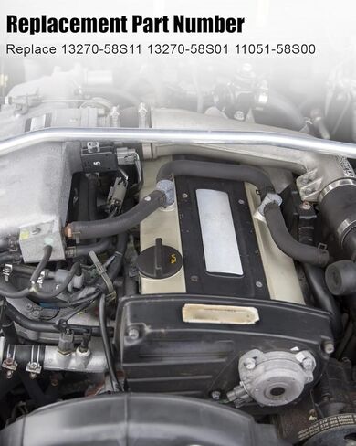 مجموعة حشية غطاء صمام المحرك مناسبة لنيسان RB20DET RB25DE RB25DET RB26DETT R32 R33، استبدال 13270-58S11 13270-58S01 11051-58S00، 2 شريط مطاطي وكتلتين in Kuwait