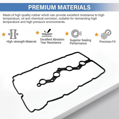 Sorello Engine Valve Cover Gasket Set Compatible with Mitsubishi Lancer 2008-2017 for Mitsubishi Outlander 2008-2013/ Outlander Sport 2011-2021 2.0L 2.4L L4 Replaces-1035A583, VS50765R in Saudi Arabia