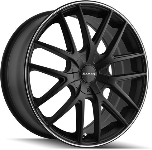 TR60 17x7.5, Bolt Pattern: 5x108/4.5, Offset: 42, MATTE BLACK/MACHINED RING, set of 1 in Saudi Arabia
