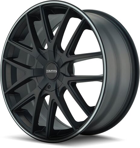 TR60 17x7.5, Bolt Pattern: 5x108/4.5, Offset: 42, MATTE BLACK/MACHINED RING, set of 1 in Saudi Arabia
