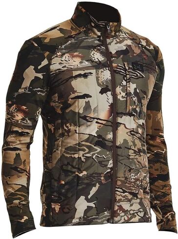 Under Armour Mens Sprint Hybrid Camo Jacket | Lightweight Insulated Hunting Jacket for Men | Camouflage Mid-Layer in Saudi Arabia