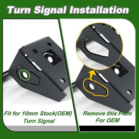 Xitomer Fender Eliminator Compatible with Kawasaki Ninja ZX-6R Tail Tidy For ZX6R 636 2019-2026 ZX 6R License Plate Bracket Fit for OEM Aftermarket Turn Signal in Kuwait