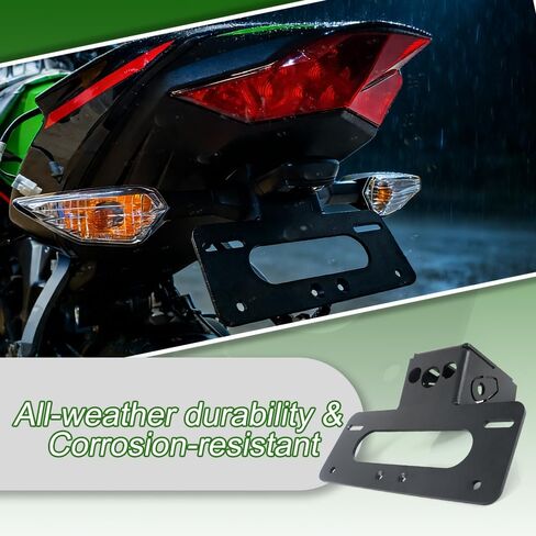 Xitomer Fender Eliminator Compatible with Kawasaki Ninja ZX-6R Tail Tidy For ZX6R 636 2019-2026 ZX 6R License Plate Bracket Fit for OEM Aftermarket Turn Signal in Kuwait