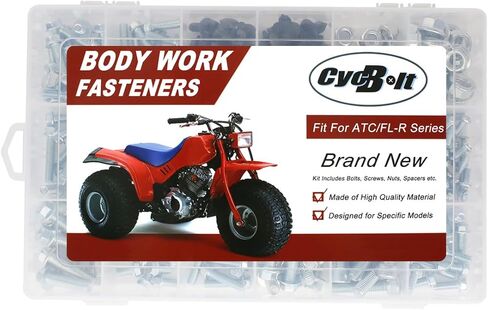 330 قطعة مجموعة مسامير الجسم ATV مناسبة لـ ATC70 ATC350 ATC90 ATC185 ATC110 ATC250 ATC125 ATC200 FL250R FL400R FL350R مجموعة مسامير براغي عمل الجسم in Kuwait