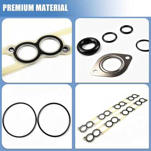 Sorello MS96792 Lower Intake Manifold Gasket Set Fit for Ford E-350 E-450 2004-2010 Excursion 2003-2005 F-250 F-350 F-450 F-550 Super Duty 2003-2007 6.0L V8 Replace MS19311, 111029101 in Saudi Arabia