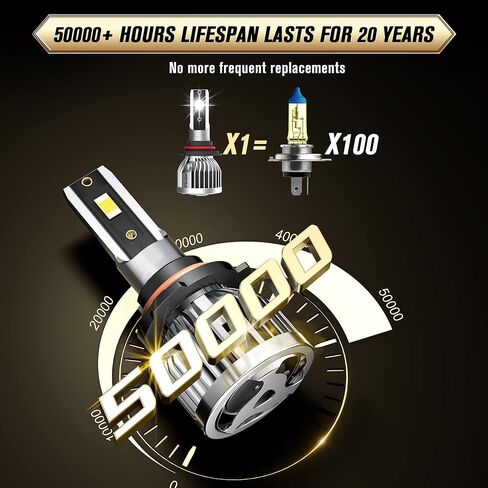 fit for Nissan Armada 2014-2015,9005 + 9006 LED Headlight Bulbs High and Low Beam Combo, Pack of 4 4pack for Nissan Armada 2014-2015 in Kuwait