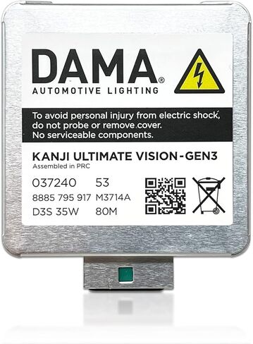 DAMA D3S Xenon HID Headlight Bulbs 6000K 66340 42403 White 35W Replacement Pack of 2 in Kuwait