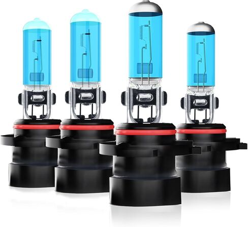 Light Bulbs Fit For Dodge Charger 2006-2010,9005XS 9006XS High Low Beam High Performance Halogen Headlight Bulb Combo,6000K White Light,Pack of 4 in Kuwait
