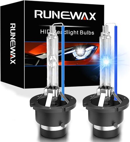 D2S Xenon Bulbs for Infiniti 11-12 G25 06-08 G35 08-13 G37 2013 JX35 Bi-Xenon Projector HID Headlights, 8000K Blue White 150% Brighter OEM Replacement D2SC1 35W 4300K Lights, 2-Pack in Saudi Arabia