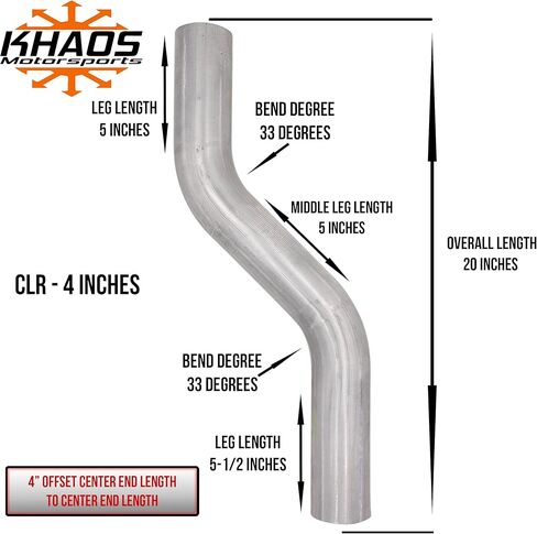 Offset Bends 2.25" (Aluminized, 6" offset) in Saudi Arabia