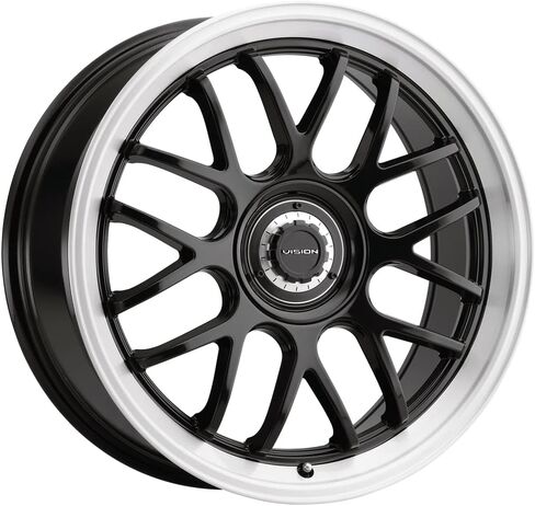 Vision 478 Alpine 20x8.5 5x108/5x4.5 بوصة +35 ملم حافة عجلة سوداء/ناعمة 20 بوصة in Kuwait