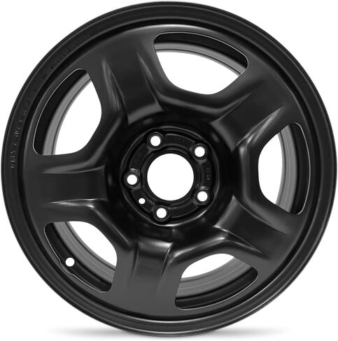 For 2017-2022 Jeep Compass 16 Inch Powder-Coated Black Steel Rim - Genuine OEM Rim - Road Ready SUV Wheel in Kuwait