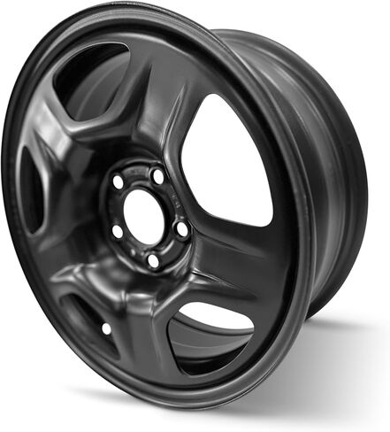 For 2017-2022 Jeep Compass 16 Inch Powder-Coated Black Steel Rim - Genuine OEM Rim - Road Ready SUV Wheel in Kuwait
