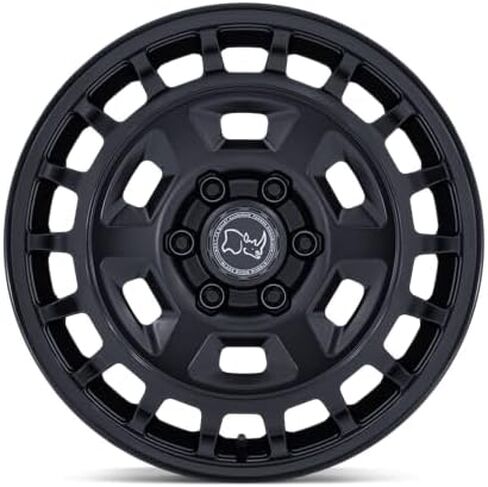 Black Rhino Hard Alloys BR405 ROVER 17X8 6X5.55.76 32mm MATTE BLACK W/GLOSS BLACK LIP - BR405MB17806832 in Saudi Arabia