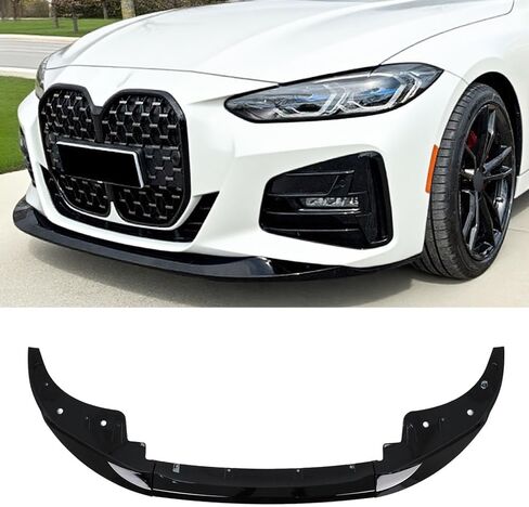 MAXDOM Car Front Lip Gloss Black Fits for 4 Series (G22 G23 2021-2025) in Saudi Arabia