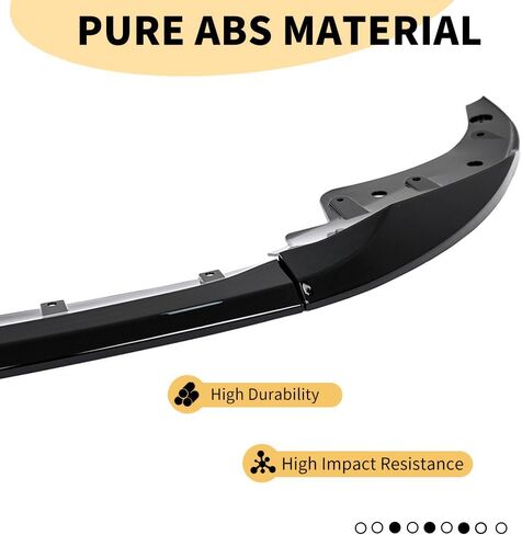 MAXDOM Car Front Lip Gloss Black Fits for 4 Series (G22 G23 2021-2025) in Saudi Arabia
