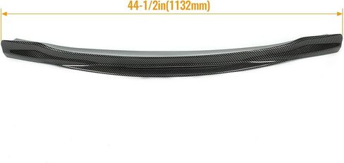 KUAFU Front Bumper Center Chin Lip Spoiler Compatible with 2012-2017 BMW F10 M5 Carbon Fiber R Style Front Splitter Body Kit in Kuwait