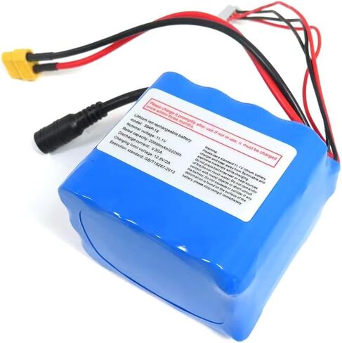 12V 20000mAh Lithium Battery Pack for RC Bait Boats, High-Capacity Rechargeable Power Supply for V030 V080 Fishing Boat Models (Upgrade Style) in Kuwait