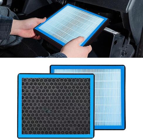 CF10285 Cabin Air Filter with Activated Carbon, Automotive AC Cabin Air Filter Replacement for Toyota 4Runner Highlander RAV4 Camry Corolla Prius Sienna Sequoia Tundra Avalon Lexus & Land Rover in Saudi Arabia