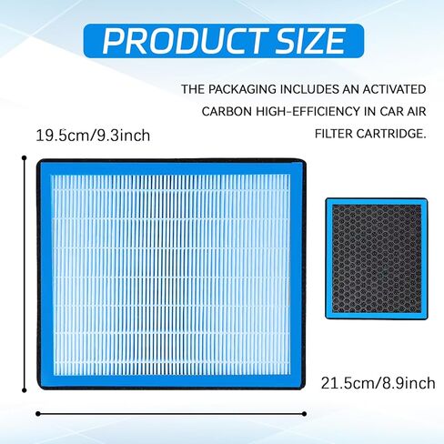 CF10285 Cabin Air Filter with Activated Carbon, Automotive AC Cabin Air Filter Replacement for Toyota 4Runner Highlander RAV4 Camry Corolla Prius Sienna Sequoia Tundra Avalon Lexus & Land Rover in Saudi Arabia
