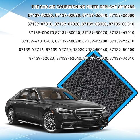 CF10285 Cabin Air Filter with Activated Carbon, Automotive AC Cabin Air Filter Replacement for Toyota 4Runner Highlander RAV4 Camry Corolla Prius Sienna Sequoia Tundra Avalon Lexus & Land Rover in Saudi Arabia