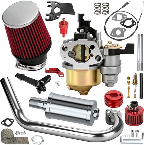 Predator 212 Carburetor Stage 2 Kit Compatible with 212cc 224cc 196cc Engine Coleman CT200U CT200U-EX BT200X Baja Warrior MB200 MB165 Powersports Mini Bike Go Kart Cart Parts in Saudi Arabia