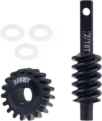 جزء ترقية ترس الدودة للمحور DJX 2/12T لـ 1/30 محوري SCX30 Jeep Wrangler JLU Bronco (12T) in Kuwait