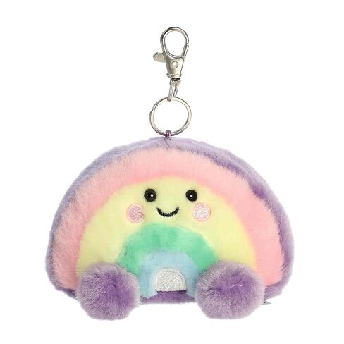 مشبك Aurora® Adorable Palm Pals™ Vivi Rainbow™ - قطيفة ممتعة يمكن تجميعها للأطفال والكبار - مثالية لتزيين الغرف وهدايا عيد الميلاد - متعددة الألوان 4.5 بوصة in Kuwait