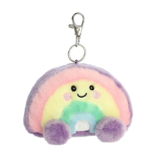 مشبك Aurora® Adorable Palm Pals™ Vivi Rainbow™ - قطيفة ممتعة يمكن تجميعها للأطفال والكبار - مثالية لتزيين الغرف وهدايا عيد الميلاد - متعددة الألوان 4.5 بوصة in Kuwait