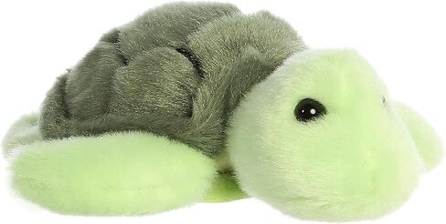 Aurora® Adorable Shoulderkins™ Saavy Sea Turtle™ Stuffed Animal - Fun Buddy that Can Go Everywhere with You - Perfect for Kids 3+ Years and Costumes - Green 5.5 Inches in Kuwait